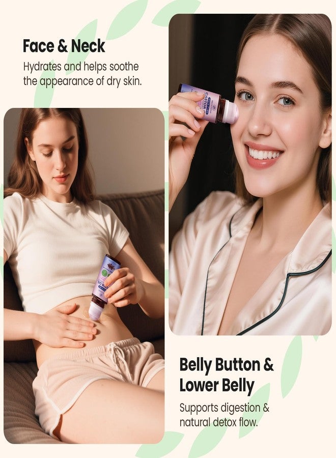 Bealions Castor Oil Roll On for Face: Castor Oil with Rose Quartz Roller for Massage - Deep Hydration Skin Moisturizer - Birthday Valentine Gifts for Women 35-65 (1.7 FL. OZ.) - Image 4